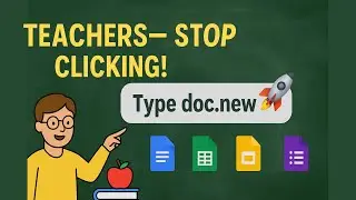Open Google Docs, Sheets, & Slides in 2 Seconds (No Clicks!)