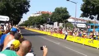 Финиш второй группы 19 этапа Тур де Франс