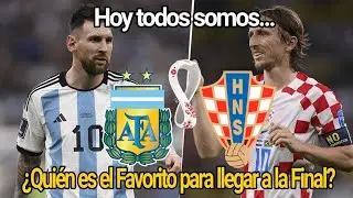 Argentina vs Croacia • Mundial Qatar 2022. Semifinal. Previa