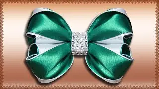 МК/DIY | БАНТ ИЗ ЛЕНТЫ | КАНЗАШИ СВОИМИ РУКАМИ | KANZASHI FLOWER
