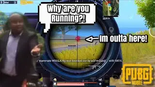 He tried to outrun my M416! PUBG mobile ❤️