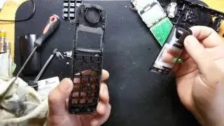 Чистка кнопок радио телефона  Panasonic KX-TG2511