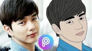 How to Make Cartoon Art in PicsArt | How To Make Vector Art in Picart App