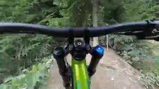 FIRST TIME RIDING A-LINE | WHISTLER BIKE PARK 2019