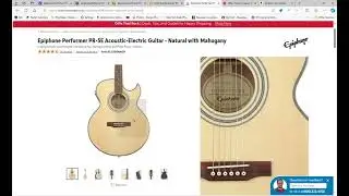 Epiphone Performer PR 5E Acoustic Electric Guitar Sweetwater Deal!!!