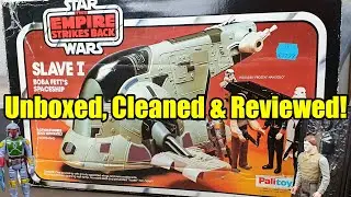 Vintage Star Wars - Boba Fett Slave 1 - Unboxed - Cleaned + Reviewed!
