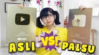BELI PLAY BUTTON YOUTUBE KW SUPER !! BEDA BANGET SAMA YANG ASLI !!