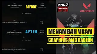 Cara Menambah VRAM Bermain Game │Upgrade VRAM Video Graphics Integrated AMD Radeon