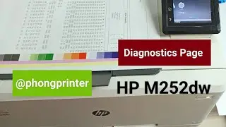 Test Diagnostics Page - HP Printer M252dw | 404 Not Found printer 