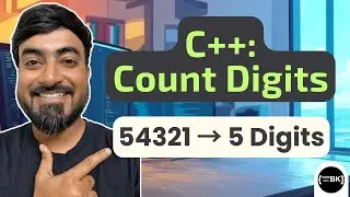 C++ Program – Count Digits in an Integer