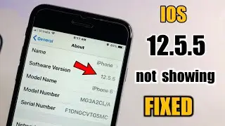 IOS 12.5.5 Update not Showing - FIXED ||  iPhone 6  software Update not showing Problem