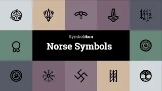 Norse Symbols - Norse Icons - Viking Symbols - Viking Icons - Nordic Symbols - North Europe Symbols