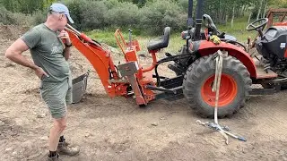 Broken Tractor! Major Set Back for our Greenhouse Build