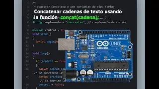 Uso de la función concat() en Arduino