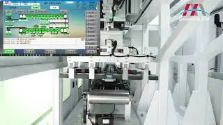 Seamark XB7100 Winding Battery Inspection machine working video