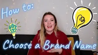 How to come up with the PERFECT BRAND NAME for your business!