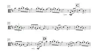 Song From a Secret Garden – Viola (Sheet Music in Bm)