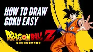 How to draw Goku step by step || Easy drawing ideas for beginners || Beginners drawing