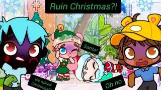 Godzilla and Kong ruined Christmas in avatar world!?!(part one) #avatarworldroleplay #godzillaxkong