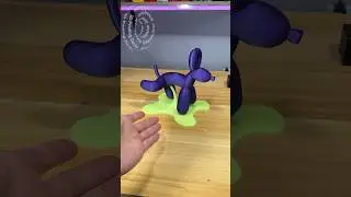 A 3D printed balloon dog with a twist 😂