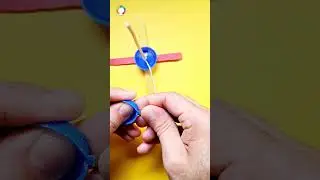 DYI Flying Helicopter| #shorts #recycledcrafts