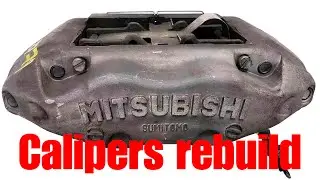 DIY: 3000GT VR4 caliper complete rebuild + brake fluid bleed/flush