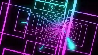 Club DJ Visuals | Motion Graphics | Abstract Neon Tunnel | VFX | VJ Loops | After Effects #vjloops