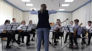 ОРНИ "Мелодия" - детский оркестр - р.н.п. "Ой, да ты, калинушка" обр. Холминова