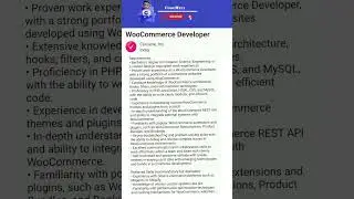 Convene career 1 nov 2023, Required woocommerce wordpress developer 