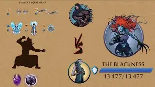 Shadow Fight 2 || THE BLACKNESS BOSS - NEW BOSS TIER 4 「iOS/Android Gameplay」