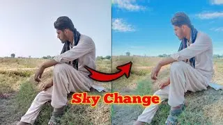 How To Change Photo Sky ||Sky Change App || Unique Aditz PBX1.