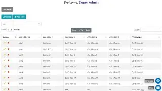 Google Apps Script - Login V.5x DEV 2 - CRUD Datatable | CRUD Popup | Responsive (Member)
