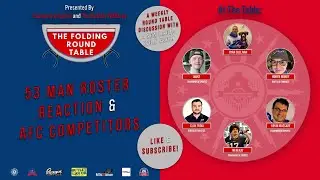 The Folding Round Table | Bills 53 Man Roster Reaction + AFC Competitors