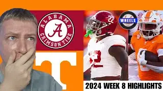 British Guy's EPIC Reaction to Alabama vs Tennessee Football!