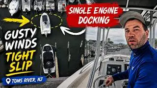Docking in Gusty Winds — 3 Attempts at a Tight Slip