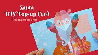 Santa Pop-up Card - very easy mechanism