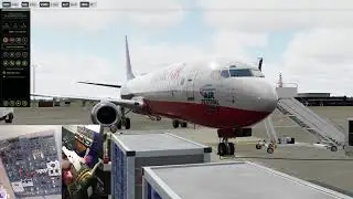 P3D v5.2 Test Flight - EGHH to EDDS - PMDG 739 - SLC Sound Pack - Overhead Panel - TQ - MCP