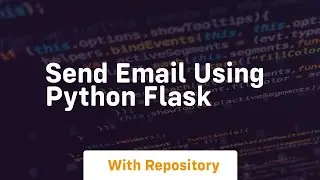 send email using python flask