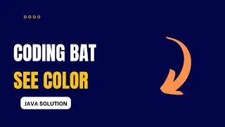 Coding Bat - seeColor Solution (Java)