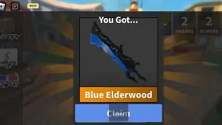 Claiming Blue Elderwood Blade