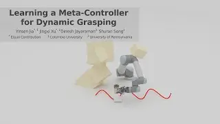 Dynamic Grasping with a Learned Meta-Controller