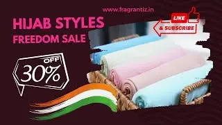 Hijab stole styles India Freedom 2022 (30% discount coupon)