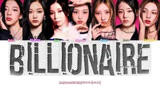 BABYMONSTER(베이비몬스터) - BILLIONAIRE [COLORED CODED LYRICS + ПЕРЕВОД НА РУССКИЙ]
