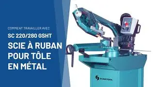 Scantool 220/280 GSHT  Scie à ruban pour tôle en métal