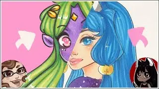 Ohuhu Marker Art Collab with Partii neko - Art Collaboration
