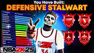 NEW *RARE* “DEFENSIVE STALWART” BUILD in NBA 2K25🔥BEST POWER FORWARD BUILD 2K25