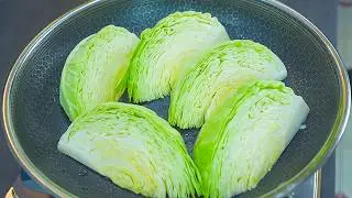 Cabbage with eggs is better than meat! Incredibly delicious new way to cook cabbage recipes
