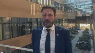 Fabrice Pannekoucke explique l'action de la région pour la sauvegarde de Ferropem.