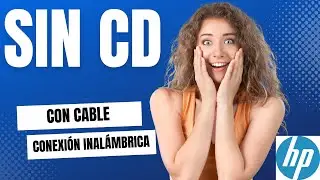 🖨¿Cómo instalar impresora #hp ink tank wireless 415 💻con cable 💙SIN CD 🌐🖨NI DVD