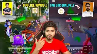 GODLIKE WWCD | CAN GDR QUALIFY..? | BGIS WILDCARD Day 2
